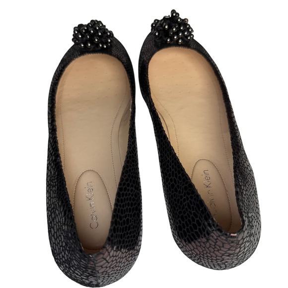 Calvin Klein Metallic Flats Women's Size 11 - Picture 8 of 11